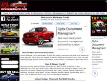 Tablet Screenshot of mymopartruck.com